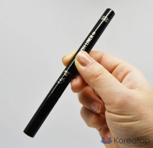 Подводка для глаз Holika Holika Tail Lasting Brush Eyeliner EX, оттенок 01 Real Black, 1 шт.