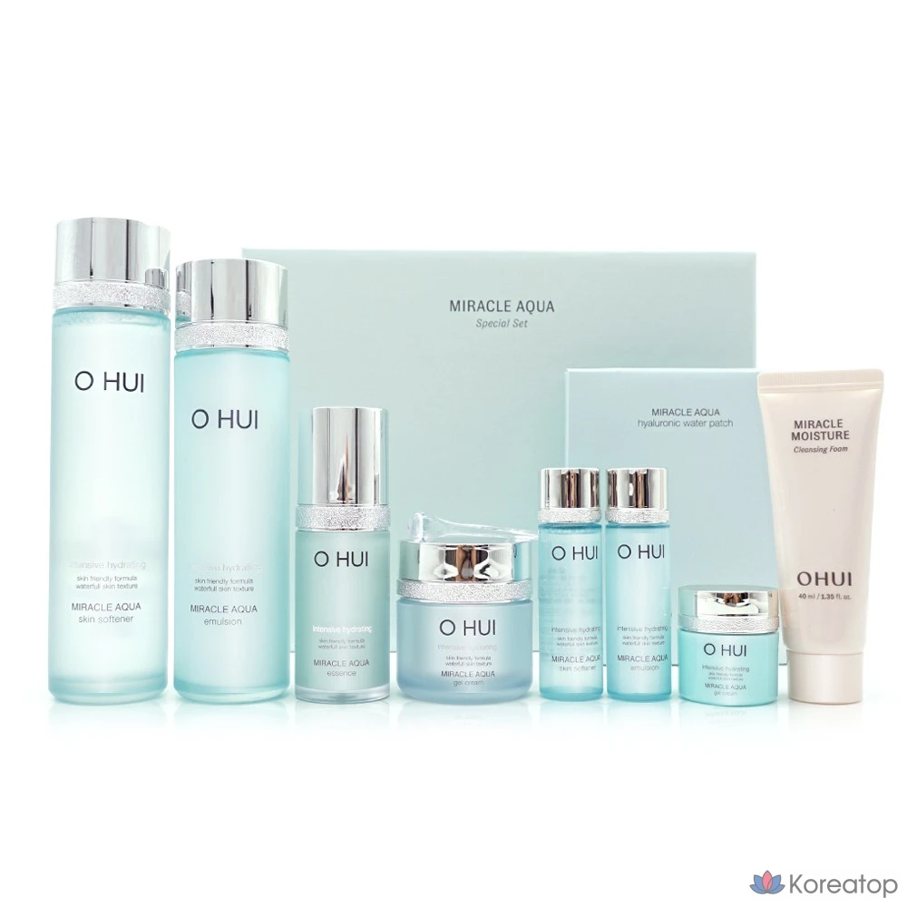 Набор Ohui Ohui Miracle Aqua из 4 предметов, 1 предмет