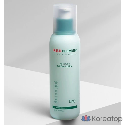 Мужской лосьон Dr.G Red Blemish For Men All-in-One Oil Cut Lotion 150 мл