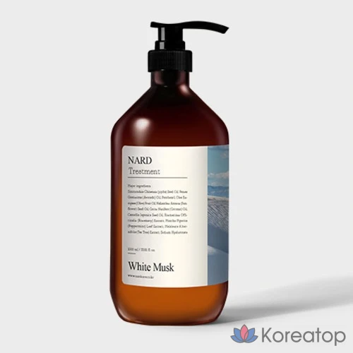 Восстанавливающий ароматизированный бальзам NARD с белым мускусом, 1 л, 1 шт., фото 2