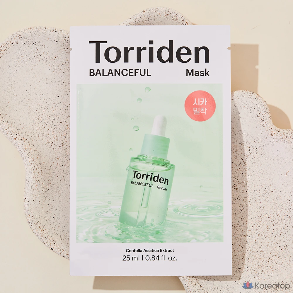 Тканевая маска для лица Torriden Balanceful Cica Control Mask, 20 шт., фото 2