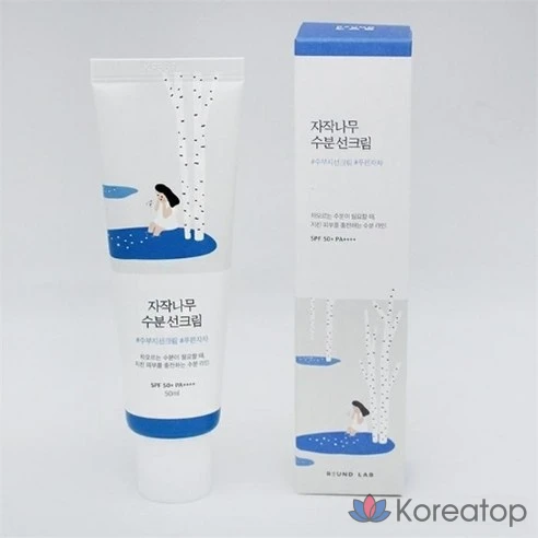 Солнцезащитный крем для лица  Dokdo Round Drop Birch Moisture 1+1 Plan, 50 мл