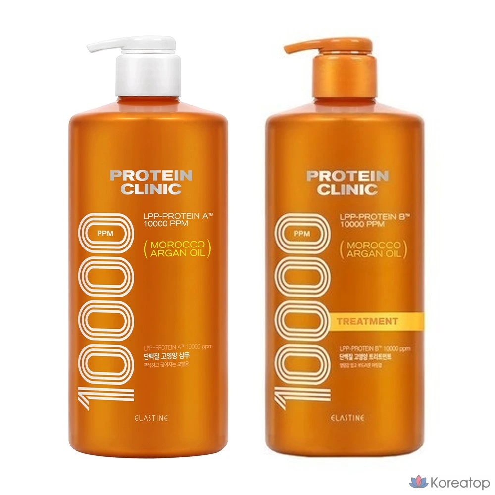 Шампунь с высоким содержанием протеина Elastine Protein Clinic 10000, 1000 мл, средство для ухода 1000 мл, 1 л, 1 шт.