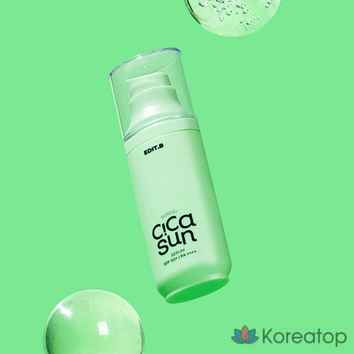 Edit.B Sunday Cica Sun Serum SPF50+ PA++++, 1 шт., 55 мл