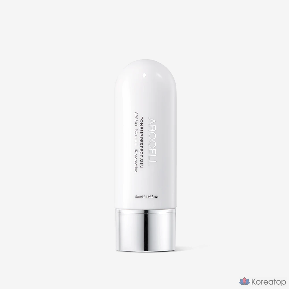 Солнцезащитный крем Arocell Tone-Up Perfect Sun (SPF50+ PA++++), 50 мл, 1 шт.