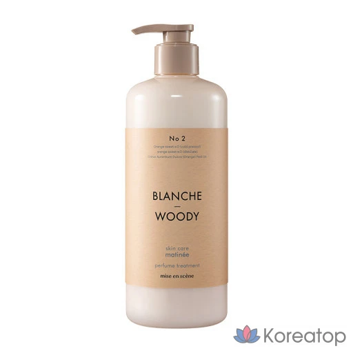 Набор для ухода Mise en Scene Skin Care Perfume Shampoo &amp; Treatment (Blanche &amp; Woody) Set, 900 мл, 2 шт.