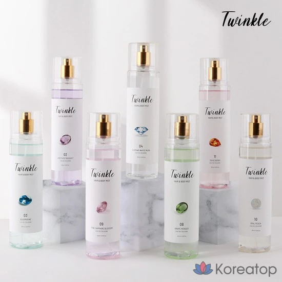 Спрей для волос и тела Twinkle, 250 мл, цветочно-фруктовый парфюм для тела, 1 шт.