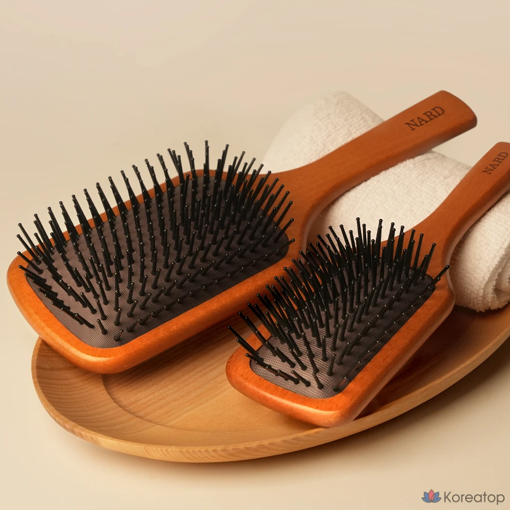 Набор кистей для бритья Bouquet Garni Nard Paddle Brush M, разные цвета, 1 шт., фото 2