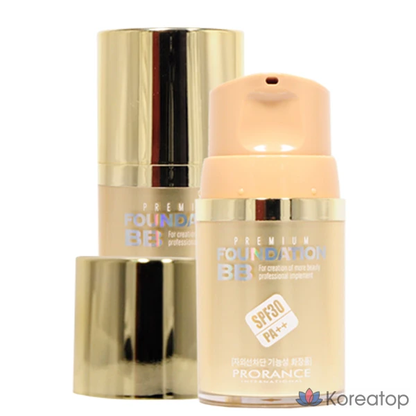 Тональный крем Prorance Premium BB Foundation, 40 г, № 21, 1 шт.