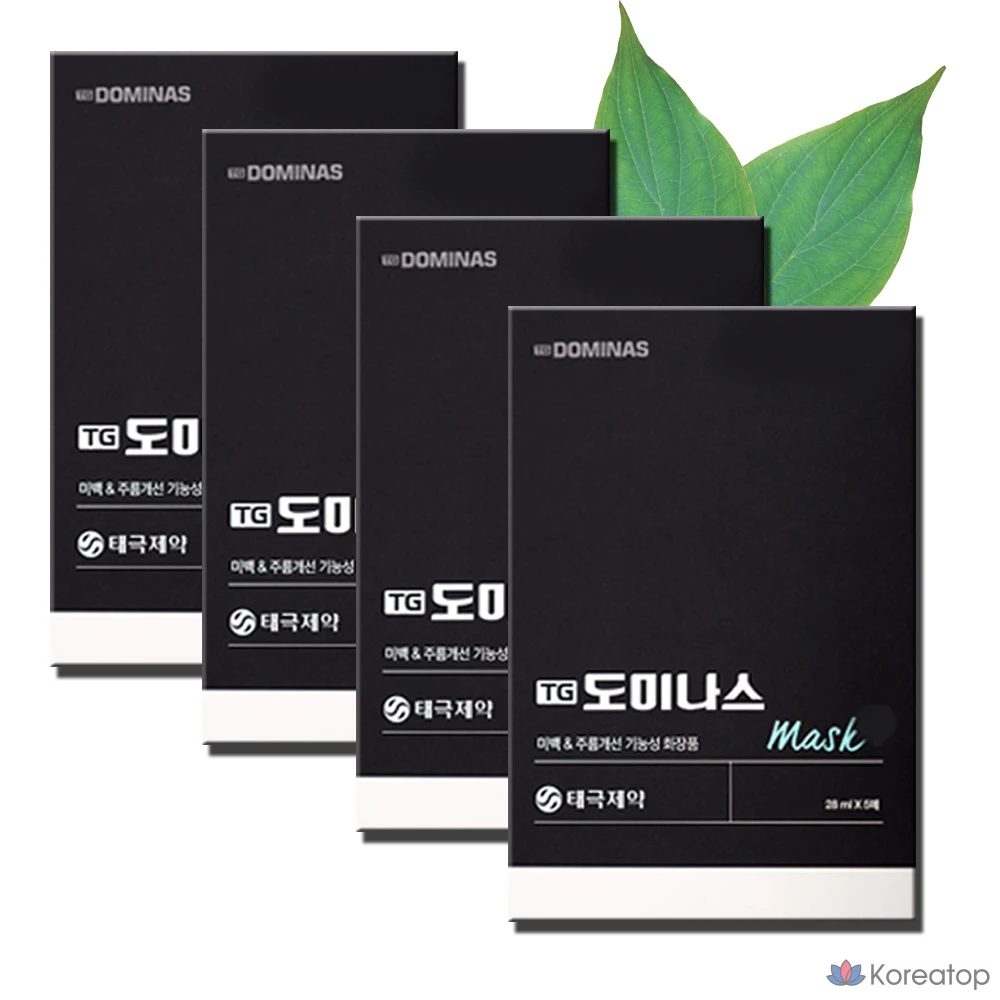 Taegeuk Pharmaceutical Dominas 4X Mask Pack 16 Sheets, 4 Boxes, 4 Packs