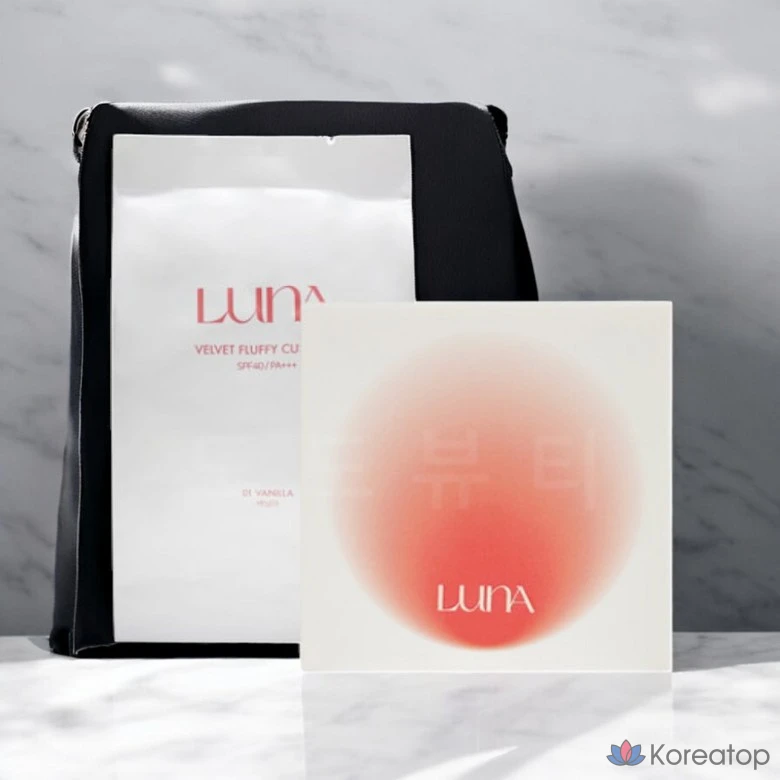 Тональный крем Luna Velvet Fluffy Cushion, 12 г (основной блок + сменный блок), № 2, бежевый, 1 шт.