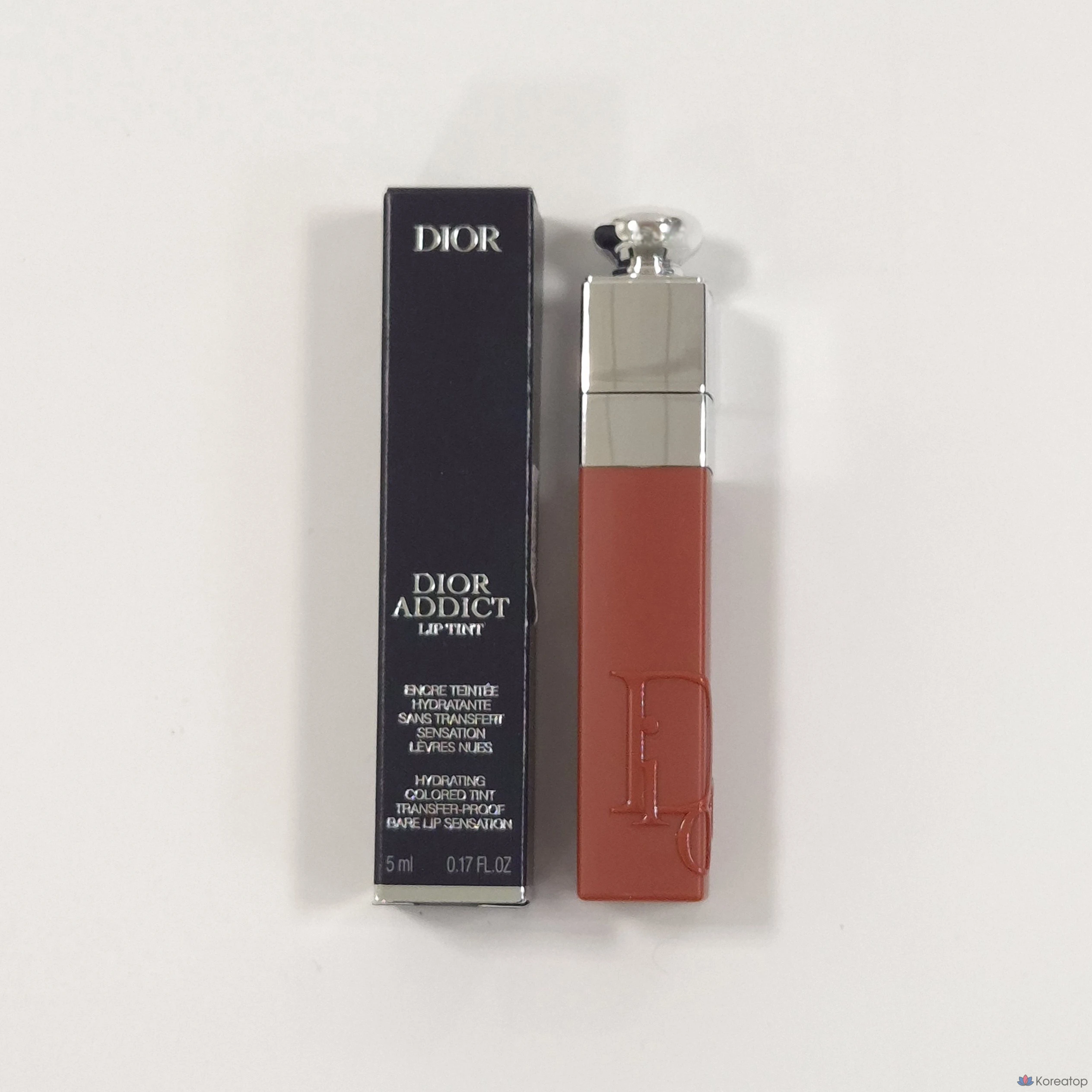 Тинт для губ Dior Addict Lip Tint, оттенок 421 Natural Tea, 5 мл, 1 шт.