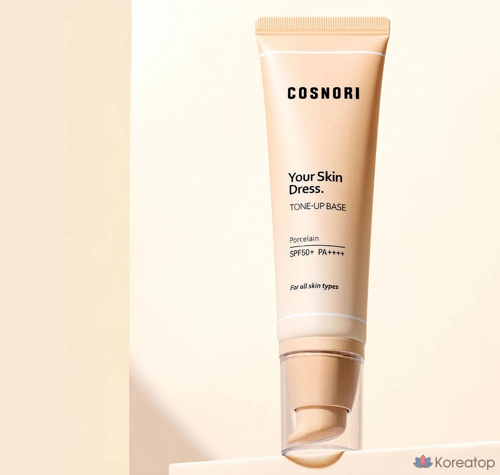 Тональная основа Cosnori Your Skin Dress Tone-Up Base, 50 мл, цвет фарфор, 1 шт., фото 2