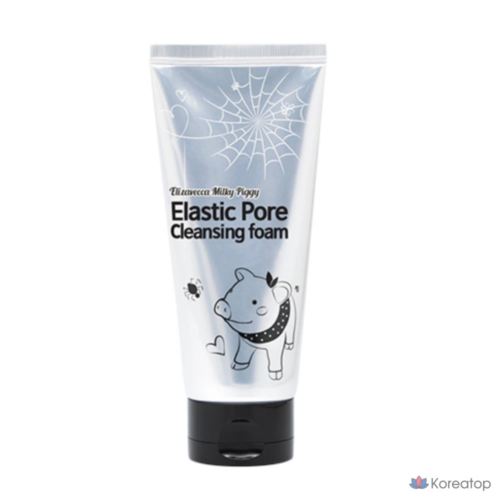 Очищающая пенка для лица Elizavecca Elastic Pore Cleansing Foam, 120 мл, 1 флакон, 120 г