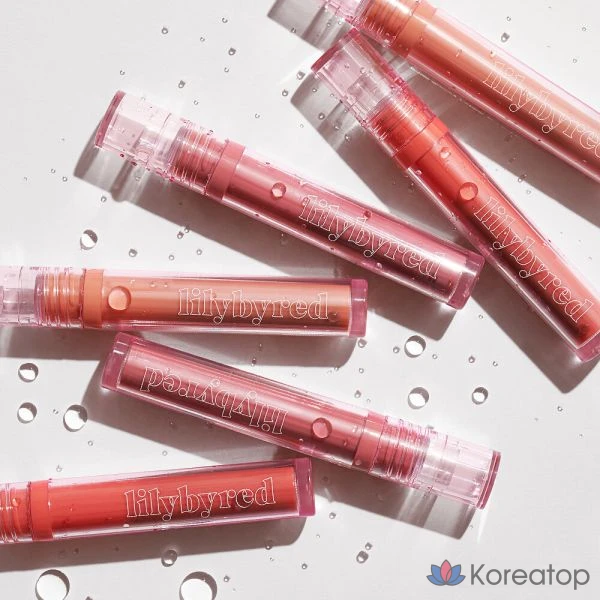 Тинт для губ Lilybyred Glossy Layer Fixing Tint, оттенок 01 Chiki Peach, 3.8 г, 1 шт.