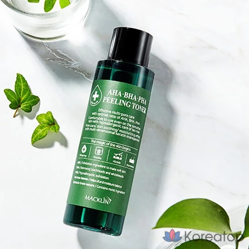 Тоник-пилинг Macklin Cosmetics AHA BHA PHA, 150 мл, 1 шт.