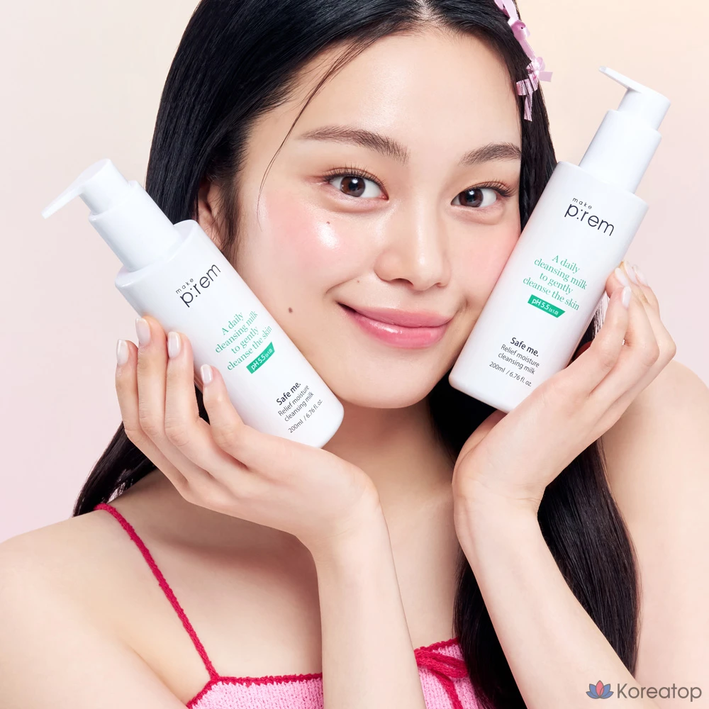 Молочко для умывания MAKE P:REM Safe Me Relief Moisture Cleansing Milk, 200 мл, 1 шт.