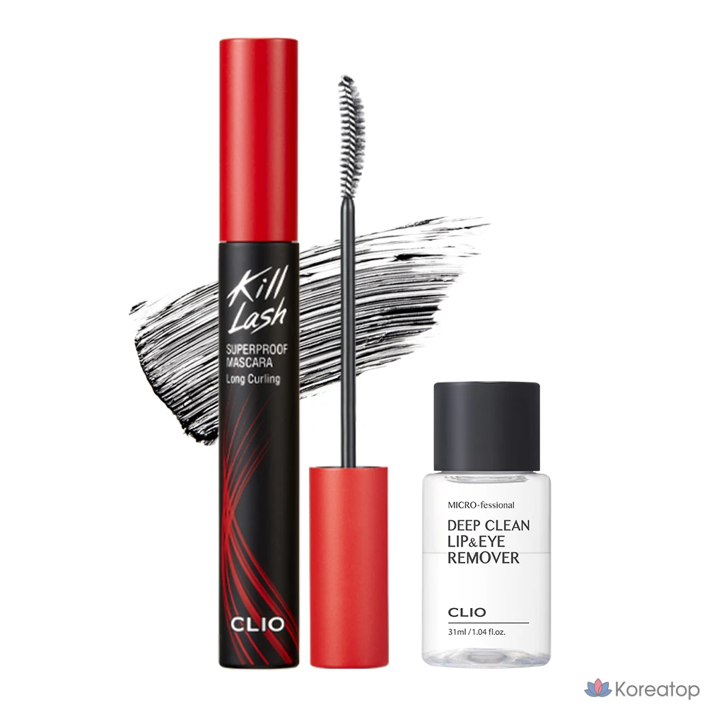 Тушь для ресниц Clio Kill Lash Superproof Mascara, 1 шт., для длительной завивки.