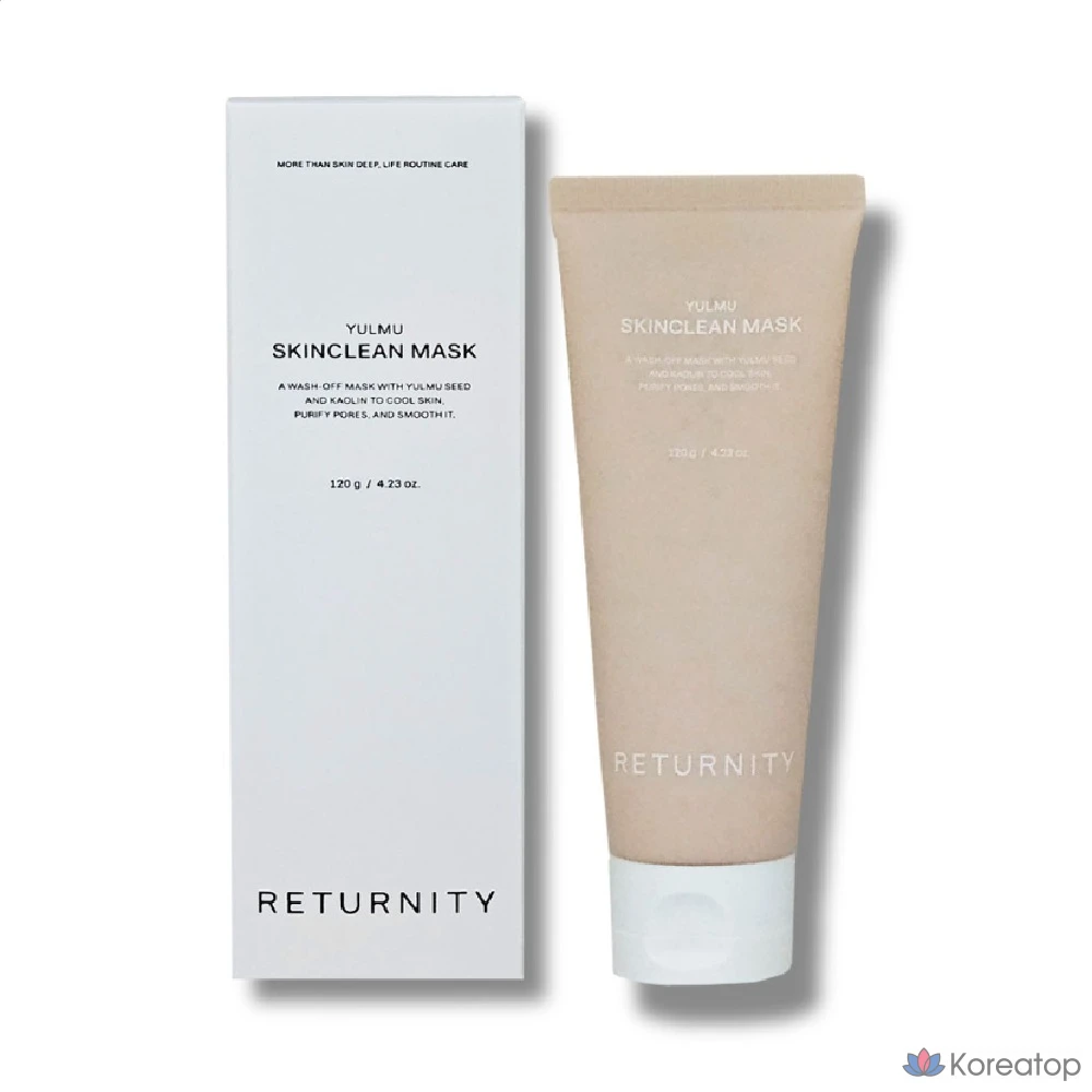 Маска для очищения кожи RETURNITY Yulmu Pack, 120 г, 1 упаковка.
