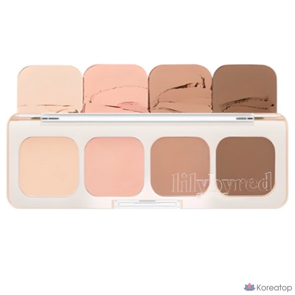 Палетка теней Lilybyred Mood It Palette AD, оттенок Neutral It Palette, 1 шт.
