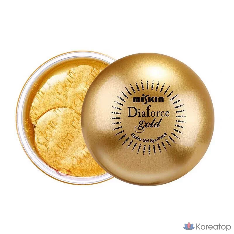 Патчи для глаз Petitfee Gold Diamond Eye Patch, 60 шт.