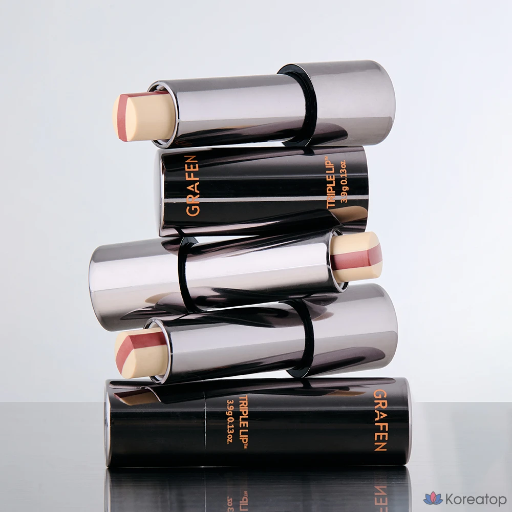 Мужской бальзам для губ GRAFEN Triple Naked, красно-коричневый, 1 шт.