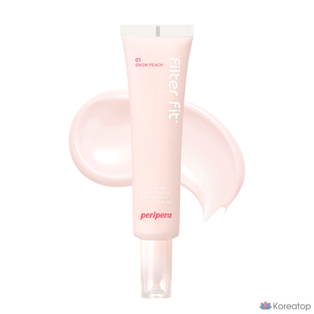Peripera Filter Fit Milk Tone-Up, 35 г, 1 шт., 001 Snow Peach