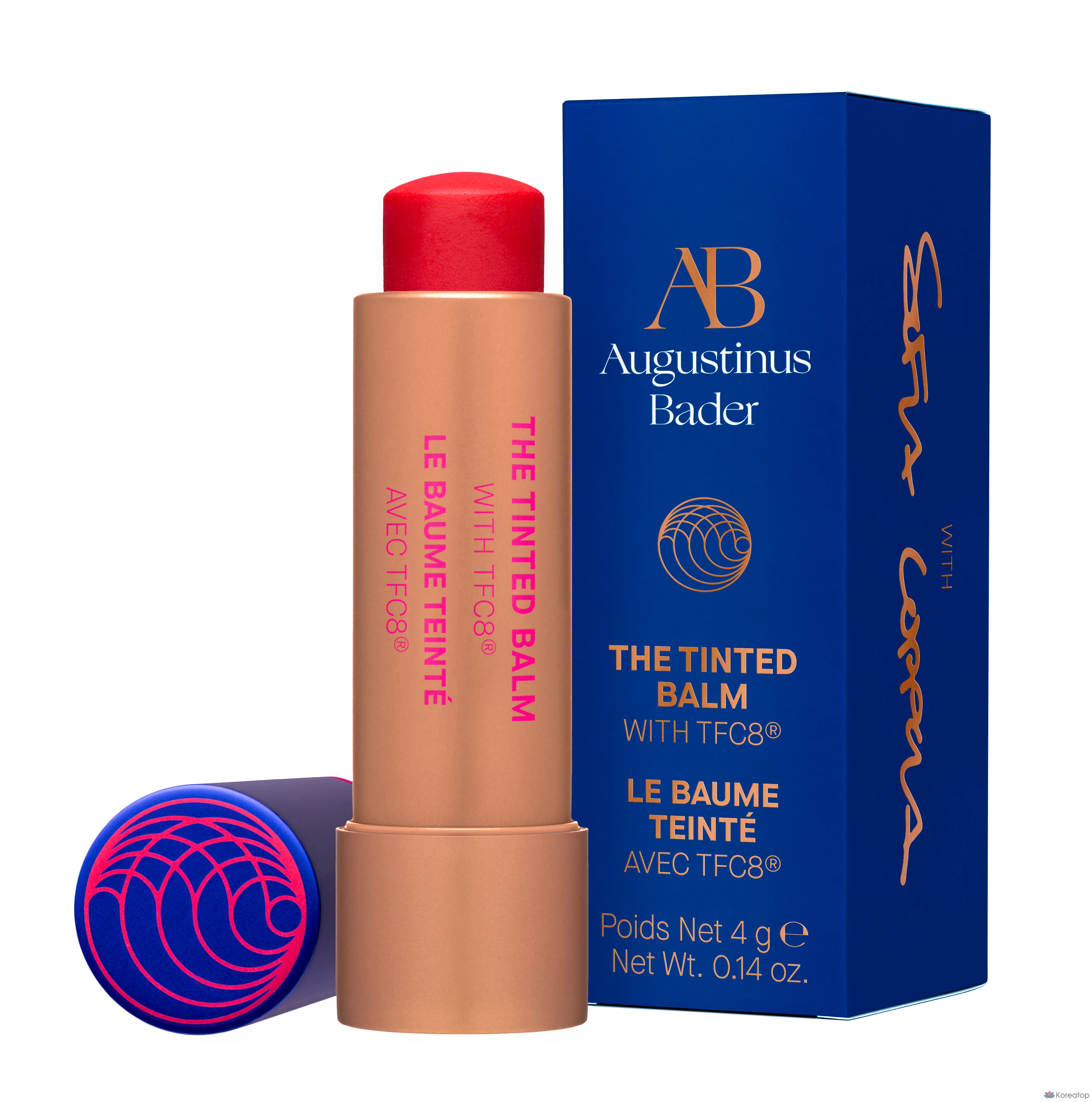 Бальзам для губ Augustinus Bader The Tinted Lip Balm, оттенок 02, 4 г, 1 шт.