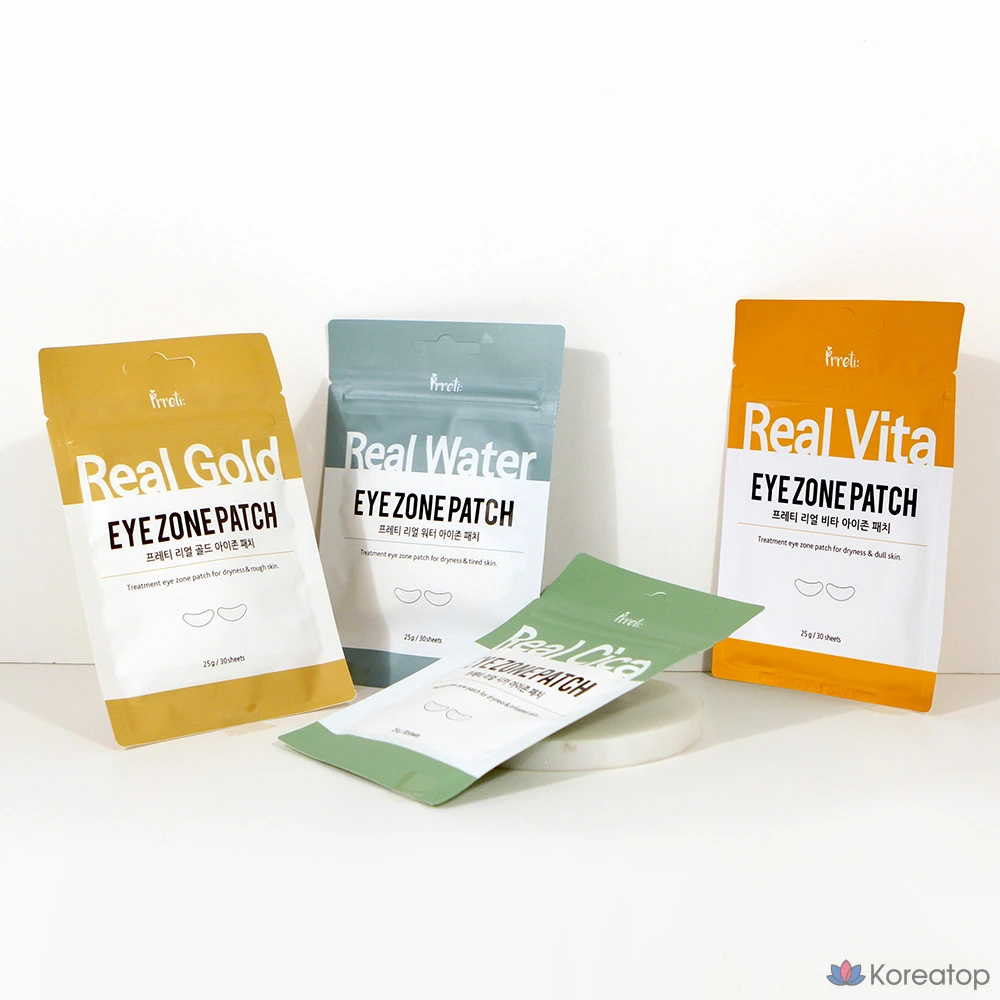 Патчи для век Prreti Real Eye Zone Patch Cica, 30 листов, 1 упаковка, 30 штук.