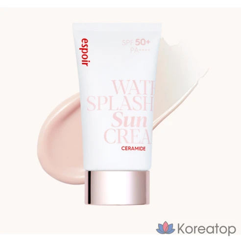 Крем солнцезащитный увлажняющий ESPOIR Water Splash Sun Cream Ceramide SPF50+60 мл+30 мл