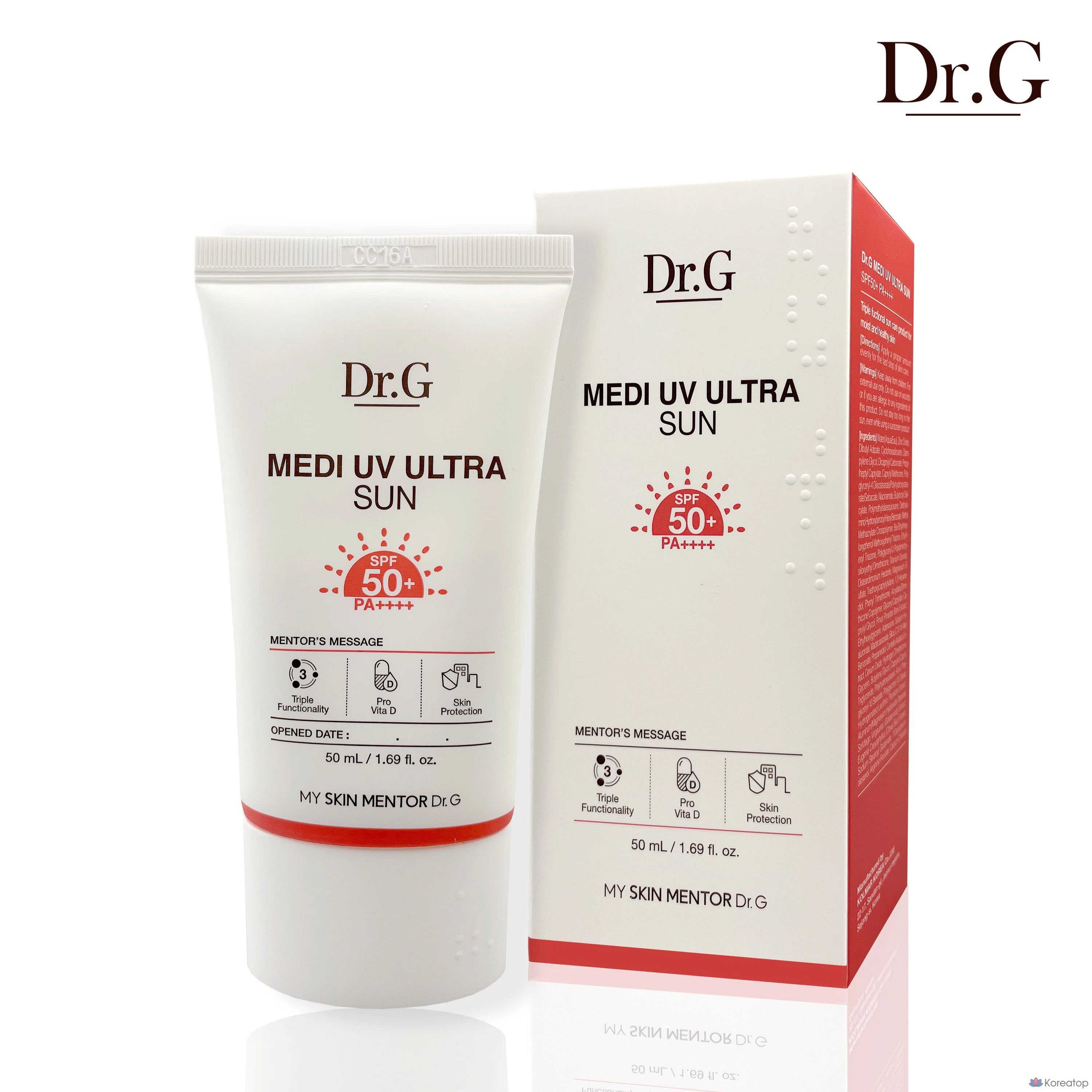 Солнцезащитный крем Dr.G Medi UV Ultra Sun, 50 мл, SPF50+, 1 шт.