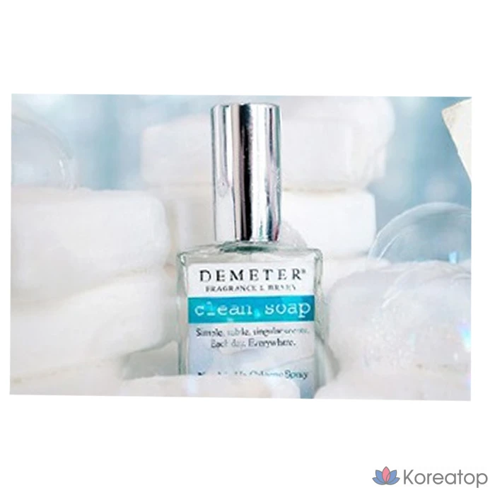 Мыло Demeter Clean 30 мл + Белый мускус 15 мл, 1 шт.