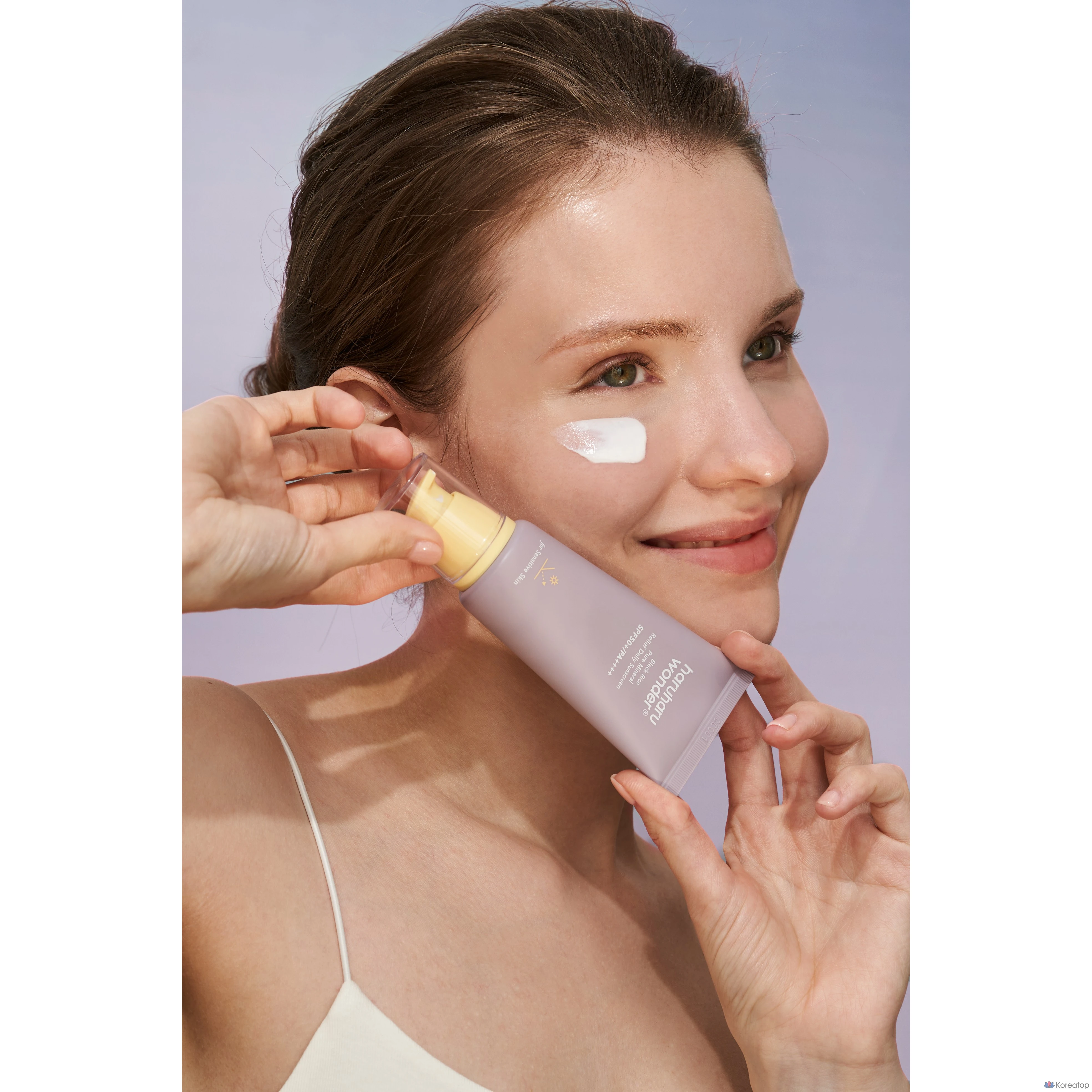 Солнцезащитный крем Haruharu Wonder Black Rice Pure Mineral Relief Daily Sunscreen, 50 мл, 1 шт.