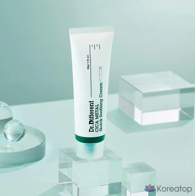 Успокаивающий крем Dr. Different Cica Metal Quick Soothing Cream, 50 г, 1 шт.