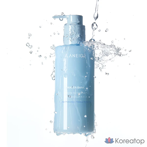 Гель для умывания LANEIGE Water Bank Gentle Gel Cleanser, 250 мл, 1 шт.