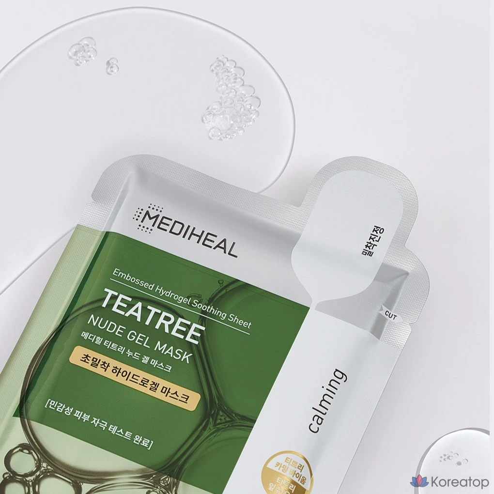 Тканевая маска для лица MEDIHEAL Tea Tree Nude Gel Mask, 50 шт., фото 2