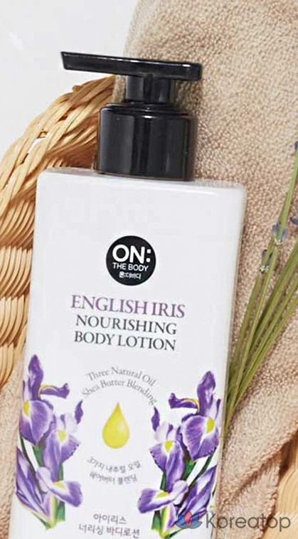 Питательный лосьон для тела Pure Derma с ароматом ириса, 400 мл, 1 шт.