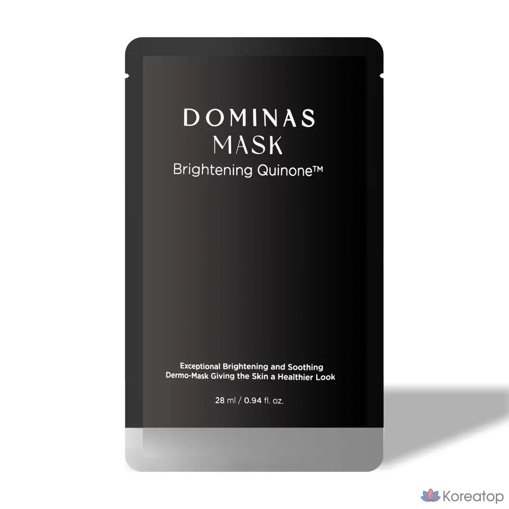 Тканевая маска для лица Dominas Season 5 Brightening Mask, 28 мл, 1 шт.