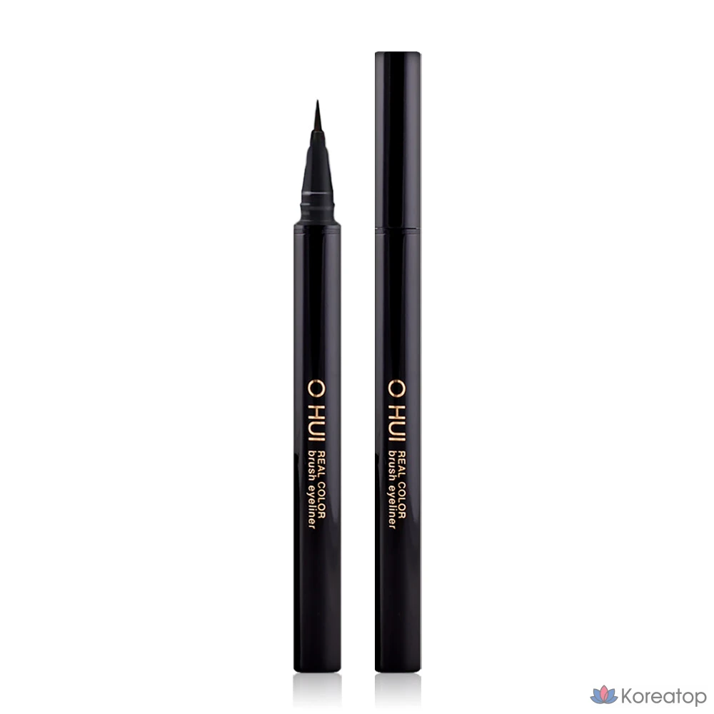 Подводка для глаз Ohui Real Color Brush Eyeliner № 01, черная, 1 шт., фото 2