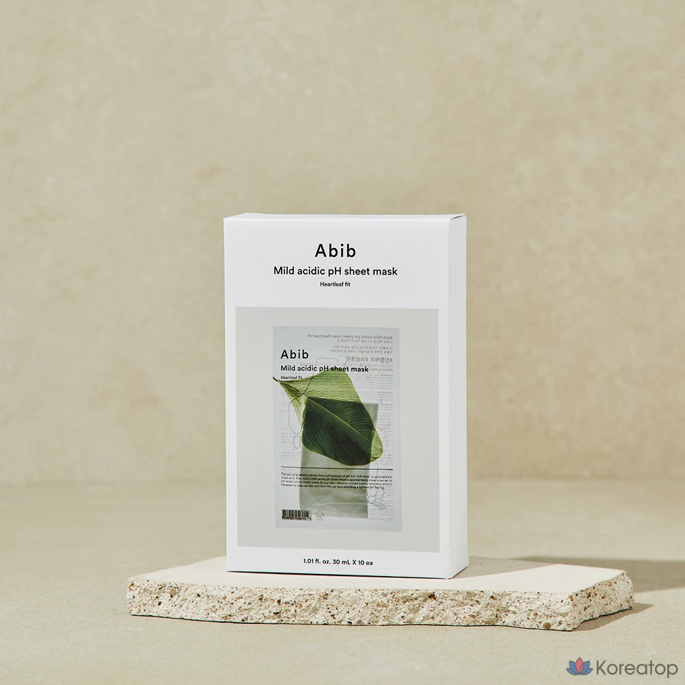 Тканевая маска для лица Abib pH Sheet Mask Heartleaf Fit, 30 мл, 40 шт., фото 2