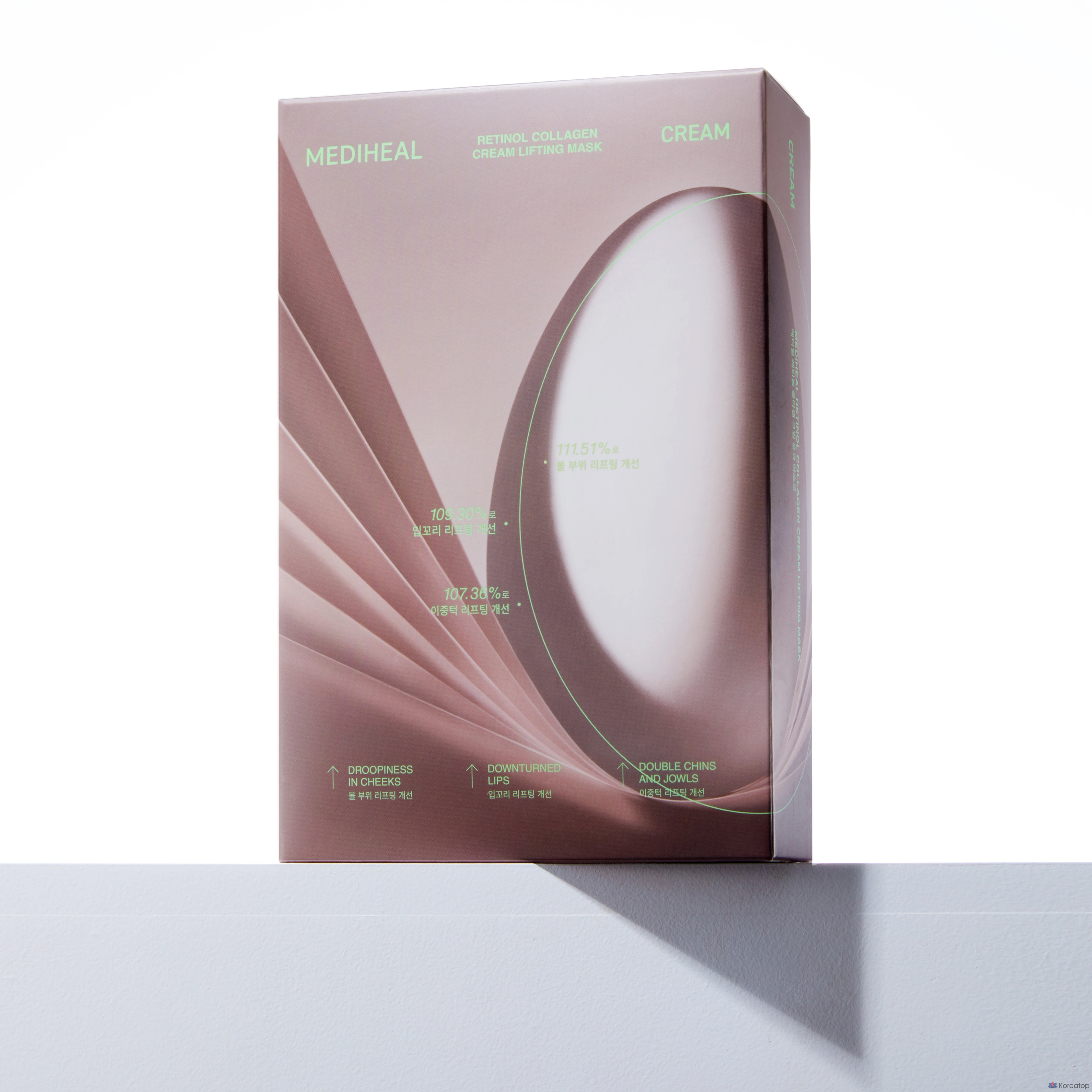 Крем-маска для контурирования лица Mediheal с ретинолом и коллагеном, 10 штук.