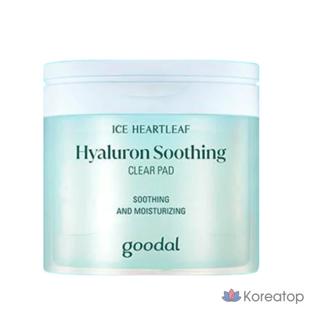 Прозрачные подушечки Goodal Eoseongcho с гиалуроновой кислотой, 1 шт., 140 листов