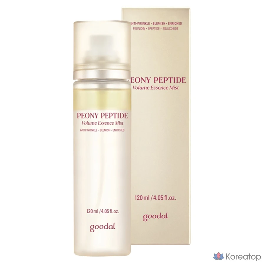Эссенция-спрей Goodal Peony Peptide для разглаживания морщин, 120 мл, 1 шт.