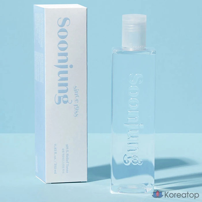 Тонер Etude House Soonjung pH 5.5 Relief Toner, 500 мл, 1 шт., фото 2