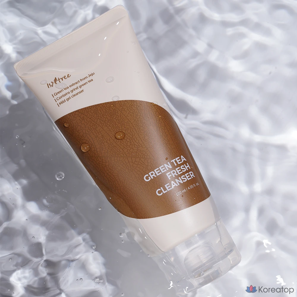 Isandree Освежающее очищающее средство с зеленым чаем, 120 мл, 1 шт.