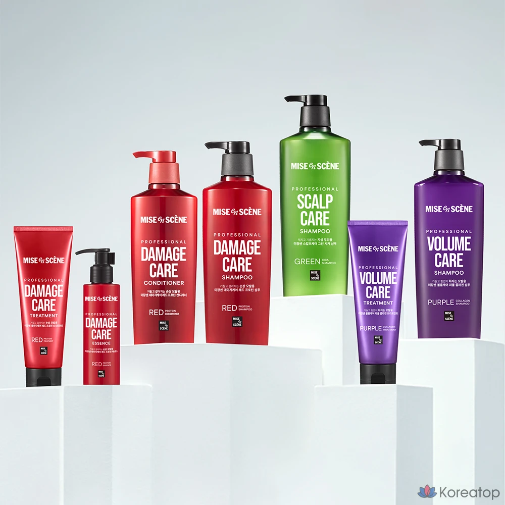 Кондиционер для волос Mise en Scene Volume Care Purple Collagen Treatment Fruity Floral, 330 мл, 1 шт., фото 2