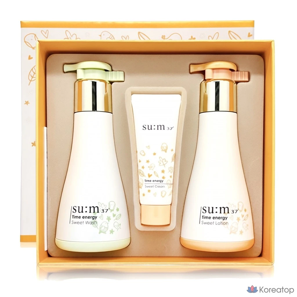 Набор 37 Degrees Time Energy Suite из 2 предметов (лосьон 250 мл, гель для умывания 250 мл, по 1 флакону 250 мл)