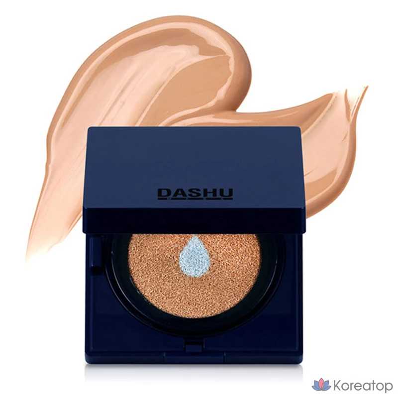 Сменный блок тонального крема DASHU Men's Aqua Matte BB Cushion, 15 г, темно-бежевый, 1 шт.