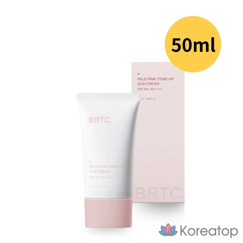 Солнцезащитный крем BRTC Mild Pink Tone-Up SPF 50+ PA++++, 1 шт., 50 мл