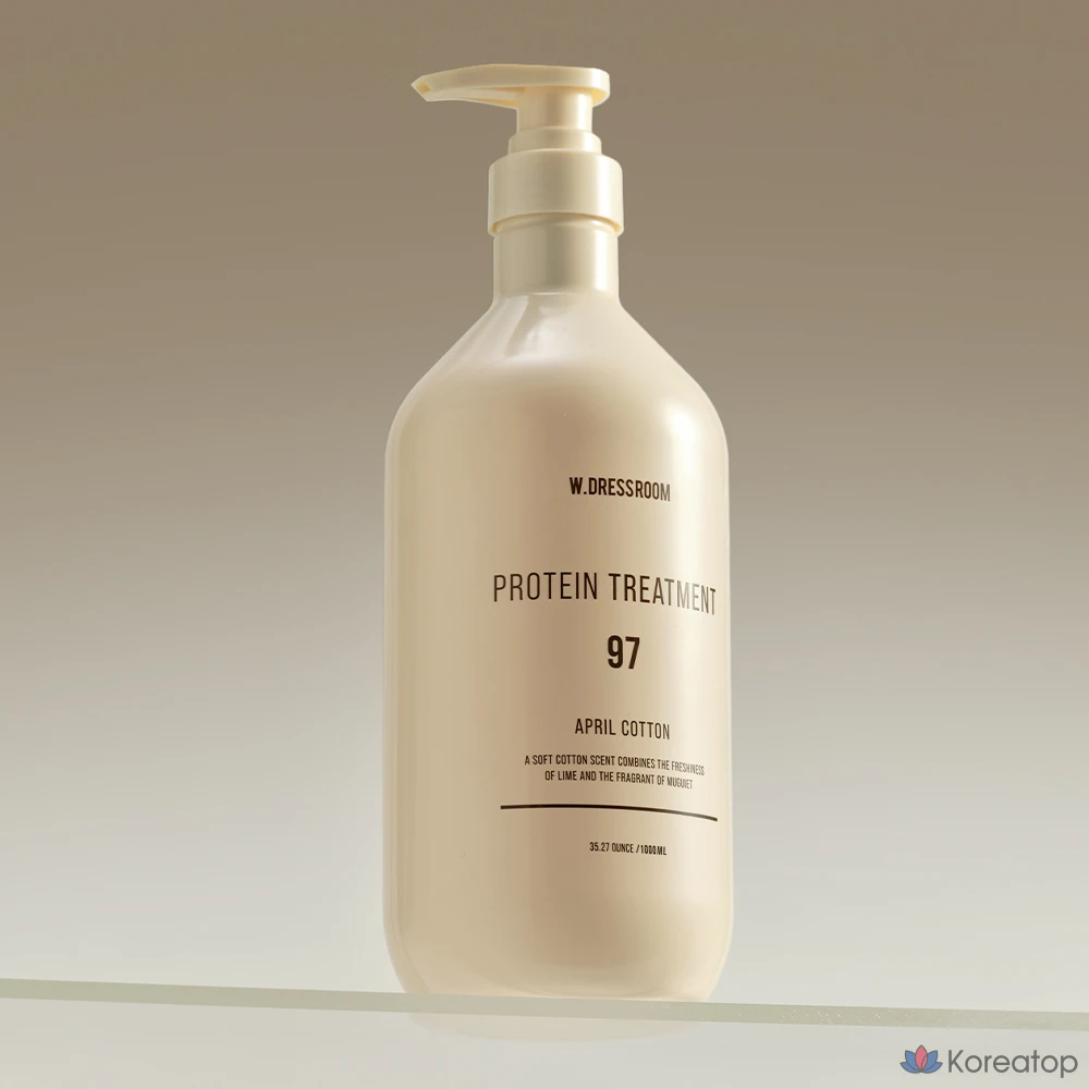 Средство от выпадения волос W.Dressroom Protein Hair Loss Relief Treatment № 97 April Cotton, 1 л, 1 шт.